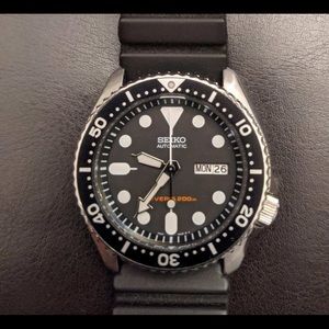 Seiko SKX007 Scuba Diver automatic watch.